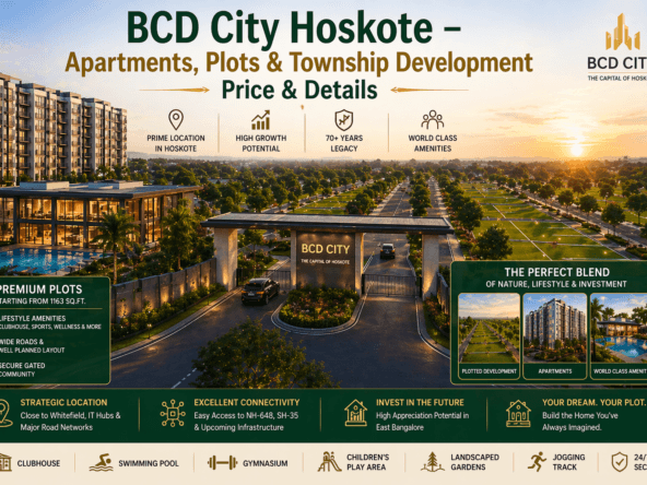 BCD City Hoskote integrated township with apartments, plots and premium lifestyle amenities in East Bangalore