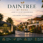 Daintree by Mana luxury villas Sarjapur Road with modern architecture, landscaped greenery and premium gated community lifestyle