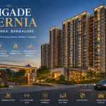 Brigade Eternia in Yelahanka Bangalore luxury apartments with grand entrance high-rise towers and premium lifestyle amenities