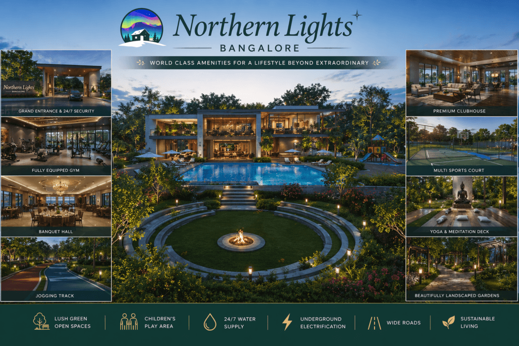 Northern Lights Bangalore World Class Amenities For a Lifestyle Beyond Extordinary