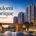 Poulomi Florique Bangalore luxury apartment project entrance high-rise towers North Bangalore