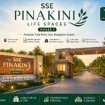 SSE Pinakini Life Spaces Phase 1 villa plots near Bangalore Airport entrance view with premium gated community layout