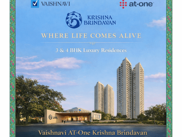Vaishnavi AT-One Krishna Brindavan luxury apartments exterior view North Bengaluru