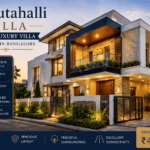 Amrutahalli Villa 3 BHK luxury villa for sale in Bangalore with 4800 sq ft layout and premium modern interiors