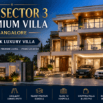 HSR Sector 3 Bangalore ultra-luxury 5 BHK independent villa with elegant elevation, premium interiors & grand modern lifestyle living
