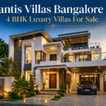 Atlantis Villas Bangalore 4 BHK luxury villas for sale with modern premium villa design, high-end architecture, landscaped surroundings, and luxury lifestyle presentation.
