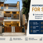 Independent House for Sale in Padmanabhanagar luxury G+2 independent house exterior view in Kempanna Layout