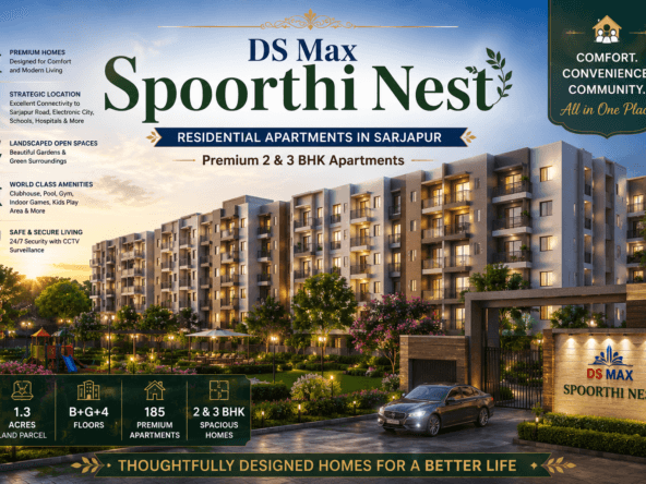 DS Max Spoorthi Nest premium apartment community featured image on Sarjapur Attibele Road Bangalore