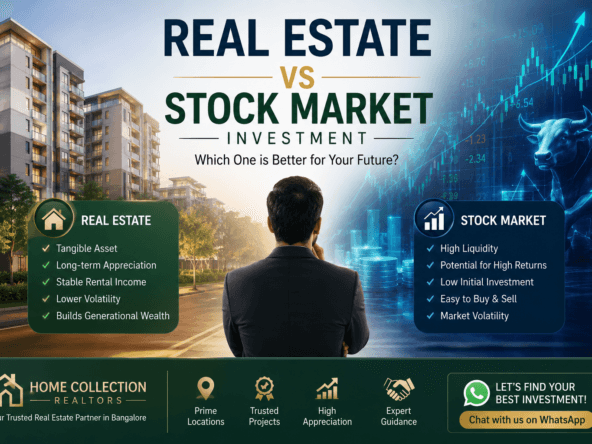 real estate vs stock market