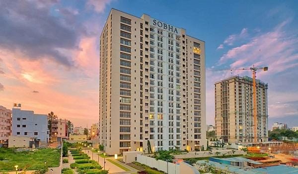 Sobha Neopolis 3 BHK Resale Varthur with modern interiors and skyline view