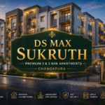 DS MAX Sukruth Chandapura premium apartment building elevation with modern architecture and landscaped surroundings