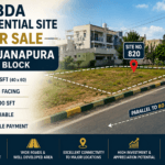 BDA Residential Site for Sale in Anjanapura 2nd Block Bangalore featuring a premium vacant residential plot with wide internal roads, developed neighborhood, modern homes, and lush green surroundings in South Bangalore.