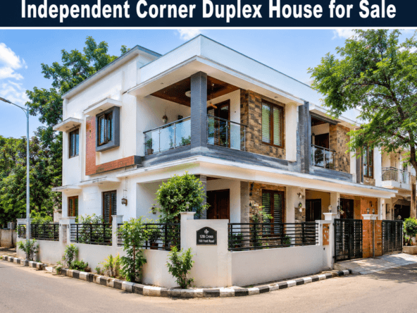Independent Corner Duplex House for Sale in Indiranagar Bangalore with 4600 Sq Ft Built-up Area