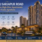 Godrej Sarjapur Road Premium High-Rise Apartments in Kada Agrahara featuring luxury residential towers, modern architecture, landscaped surroundings, and premium lifestyle amenities in East Bangalore.