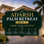 Adarsh Palm Retreat Phase 2 4 BHK Villa for Rent in Whitefield Bangalore – Featured Property Banner