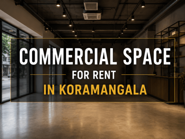 Commercial Space for Rent in Koramangala | 550 Sq Ft High Ceiling Prime Street