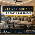 G Corp Residences 2.5 BHK Apartment for Rent in Koramangala
