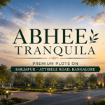 Abhee Tranquila Premium Plots on Sarjapur-Attibele Road, Bangalore – luxury gated plotted development by Abhee Ventures.