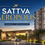 SATTVA AEROPOLIS premium 1 BHK apartments in Devanahalli, North Bangalore with modern residential towers