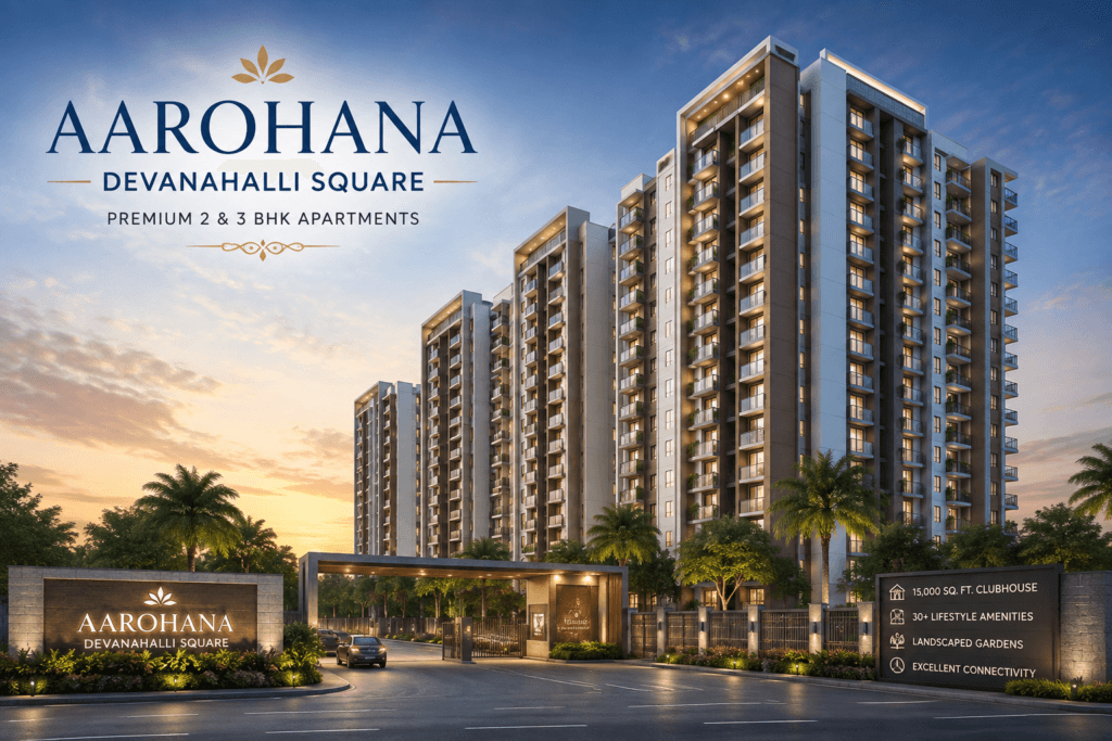Aarohana Devanahalli Square Luxury Apartment Towers in Devanahalli Bangalore